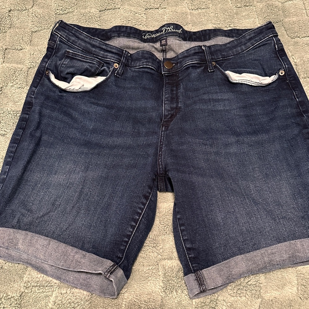 Universal Thread Indigo Denim Shorts 20W
